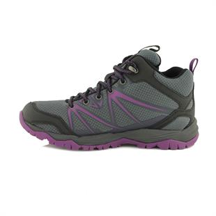 Merrell  j37312 Capra Rise Mid Waterproof Grey/Purple Kadın Outdoor Bot