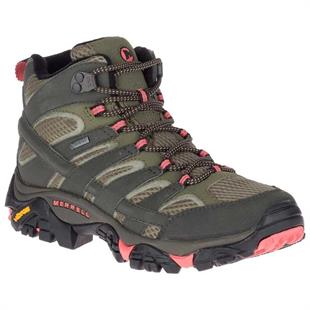 Merrell J41094 Moab 2 Mid Gtx Beluga/Olıve Kadın Outdoor Bot