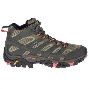 Merrell J41094 Moab 2 Mid Gtx Beluga/Olıve Kadın Outdoor Bot