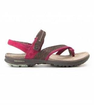 Merrell J54872 Albany Post Beet Red Kadın Sandalet