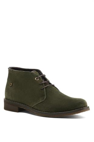 Nine West 101067726 Agello 1 PR Haki Nubuk Erkek Bot