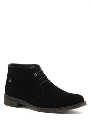 Nine West 101067727 Agello 1 PR Siyah Nubuk Erkek Bot
