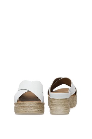 Nine West 101082978 Yapol 2FX Beyaz Kadın Terlik