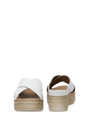 Nine West 101082978 Yapol 2FX Beyaz Kadın Terlik