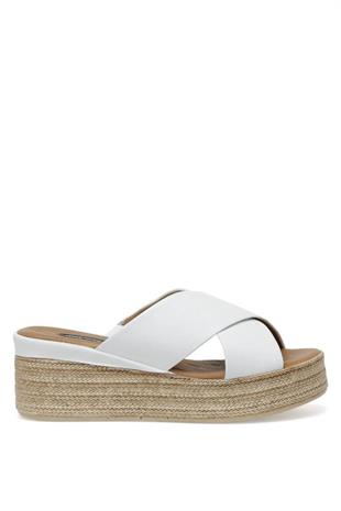 Nine West 101082978 Yapol 2FX Beyaz Kadın Terlik