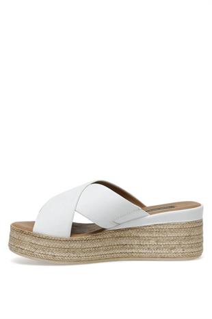 Nine West 101082978 Yapol 2FX Beyaz Kadın Terlik