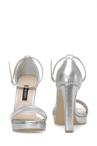 Nine West Aveno 2PR 101173593 Gümüş Kadın Ayakkabı