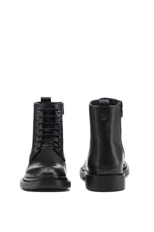Nine West Stephen 1PR 101067834 Siyah Deri Erkek Bot