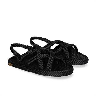 Nomadic Republic Bodrum-0020 Siyah Kadın Sandalet