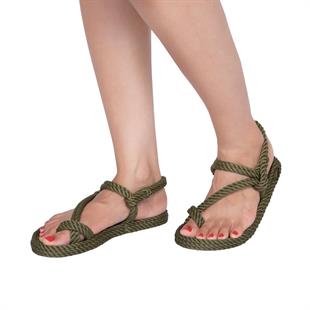 Nomadic Republic Hawaii-0011 Haki Kadın Sandalet