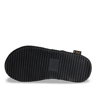 Nomadic Republic Roma Kauçuk Taban Siyah Kadın Sandalet