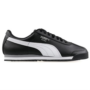 Puma 353572 11 Roma Basic Black/White/Puma Silver Erkek Sneaker