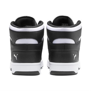 Puma 369573 01 Rebound LayUp SL Puma Black/Puma White Erkek Sneaker