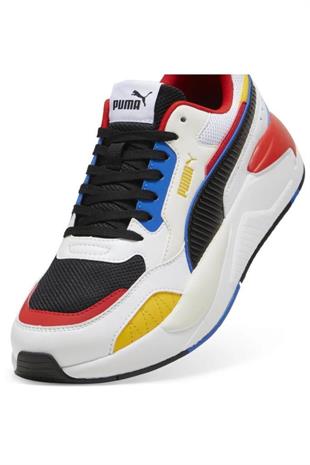 Puma 373108 85 X-Ray 2 Square White/Black/Warm White/Yellow Erkek Sneaker
