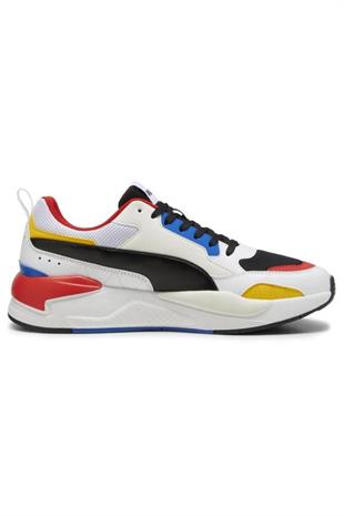 Puma 373108 85 X-Ray 2 Square White/Black/Warm White/Yellow Erkek Sneaker