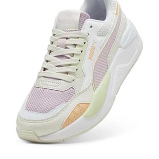 Puma 373108 87 X Ray 2 Square Gray/Grape/White/Peach Fizz Kadın Sneaker
