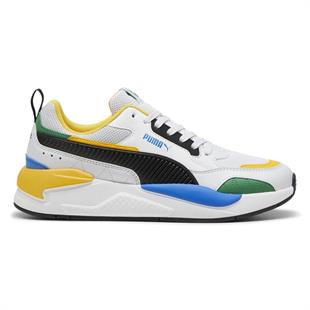 Puma 373108 91 X-Ray 2 Square White/Black/Silver Mist/Green Erkek Sneaker