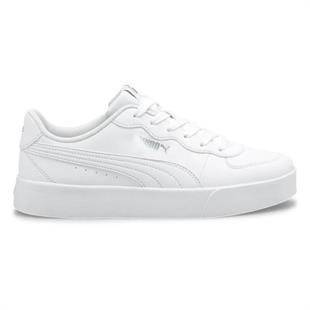 Puma 380147 Skye Clean Puma White/White/Silver Kadın Sneaker