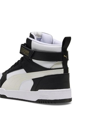 Puma 385839 26 Rebound Game High White/Puma Black/Vapor Gray Erkek Sneaker