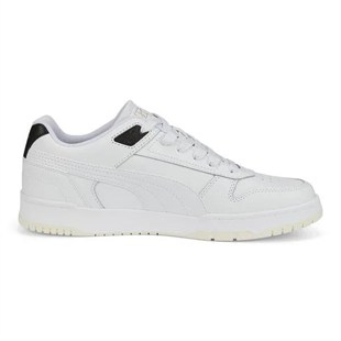 Puma 386373 01 Rebound Game Low Puma White/Puma Black/Gold Erkek Sneaker