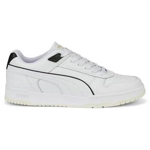Puma 386373 01 Rebound Game Low Puma White/Puma Black/Gold Erkek Sneaker