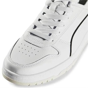 Puma 386373 01 Rebound Game Low Puma White/Puma Black/Gold Erkek Sneaker