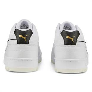 Puma 386373 01 Rebound Game Low Puma White/Puma Black/Gold Erkek Sneaker