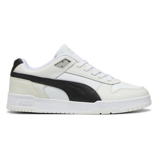 Puma 386373 27 Rebound Game Low White/Puma Black/Vapor Gray Erkek Sneaker