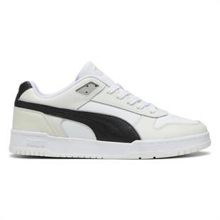 Puma 386373 27 Rebound Game Low White/Puma Black/Vapor Gray Erkek Sneaker