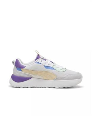 Puma 392324 11 Runtamed Platform Silver Mist/Cashew/White Kadın Sneaker