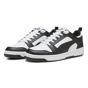 Puma 392328 01 Adults Rebound V6 Low White/Black/White Erkek Sneaker