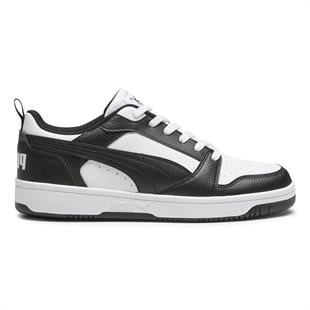 Puma 392328 01 Adults Rebound V6 Low White/Black/White Erkek Sneaker