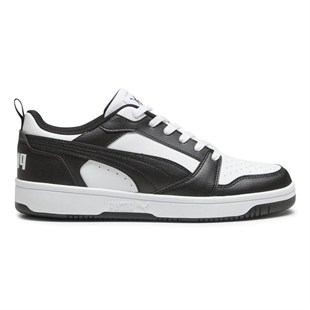Puma 392328 01 Adults Rebound V6 Low White/Black/White Erkek Sneaker