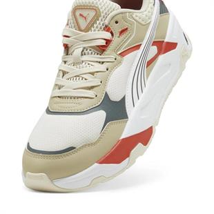Puma 395262 01 Trinity Desert Road Alpine Snow/White/Putty/Red Erkek Sneaker