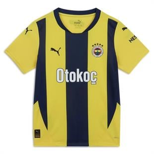 Puma 775364 01 FSK Home Jersey JR Fenerbahçe 2024/2025 İç Saha Çocuk Forma
