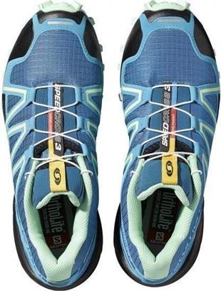 Salomon 369820 SpeedCross 3 W Darkness Blue/Boss Blue/Lucite Green Kadın Outdoor Ayakkabı
