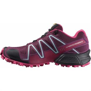 Salomon 378337 Speedcross 3 W Bordo Kadın Outdoor Ayakkabı