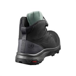 Salomon 404844 Outline Mid GTX W Black/Magnet/Green Milieau Kadın Outdoor Bot