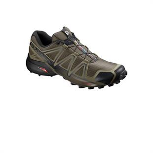 Salomon 407378 Speedcross 4 Grape Leat Burnt Olive Black Erkek Outdoor Ayakkabı