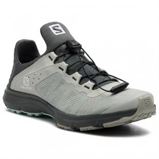 Salomon 407479 Amphib Bold Mineral Gray Crown Blue White Kadın Outdoor Ayakkabı