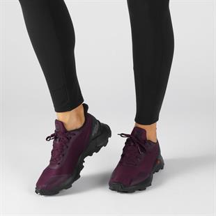 Salomon 408048 Alphacross W Potent Purple/Navy Blazer/inda İnk Kadın Outdoor Ayakkabı