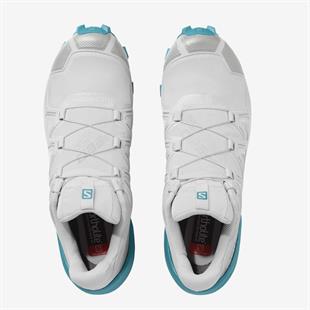 Salomon 409687 Speedcross 5 W White/White/BlueBird Kadın Outdoor Ayakkabı