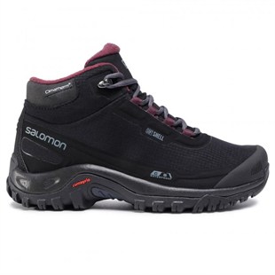 Salomon 411105 Shelter CS WP W Black/Ebony/ WineTasting Kadın Outdoor Bot
