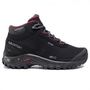 Salomon 411105 Shelter CS WP W Black/Ebony/ WineTasting Kadın Outdoor Bot