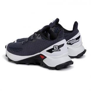 Salomon 411160 Alphacross Blast J India Ink/White/Black Kadın Outdoor Ayakkabı