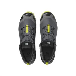 Salomon 411186 Cross Hike Mid GTX Magnet/Black/Lime Punch Erkek Outdoor Bot