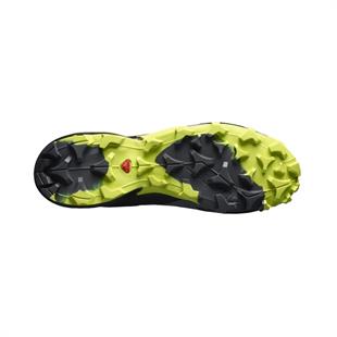 Salomon 411186 Cross Hike Mid GTX Magnet/Black/Lime Punch Erkek Outdoor Bot