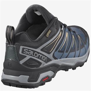 Salomon 411685 X Ultra 3 GTX Dark Denim/Copen Blue/Pale Khaki Erkek Outdoor Ayakkabı