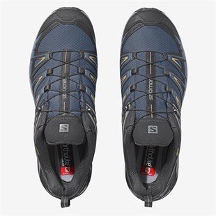 Salomon 411685 X Ultra 3 GTX Dark Denim/Copen Blue/Pale Khaki Erkek Outdoor Ayakkabı