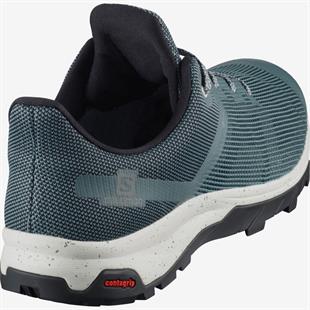 Salomon 412333 Outline Prism GTX Stormy Weather/Vanilla Icy Black Erkek Outdoor Ayakkabı